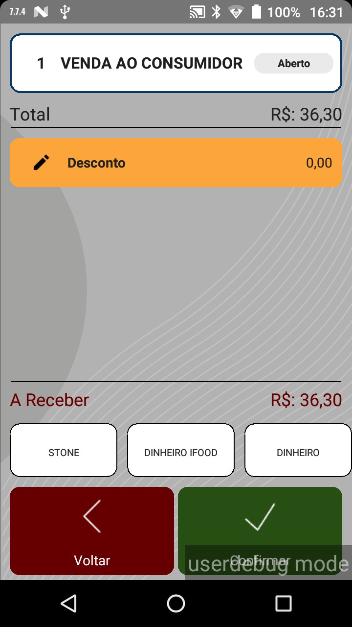 facilitec tela recebimento