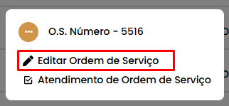 exibe o submenu e os seus itens