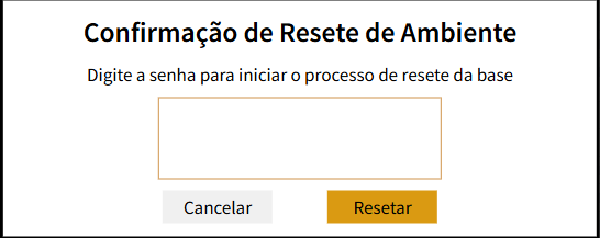 modal de confirmação