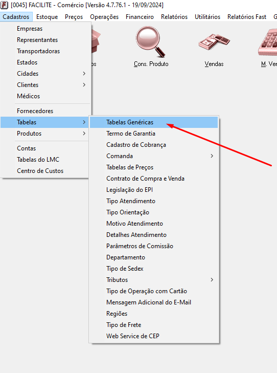 Tabelas Genéricas